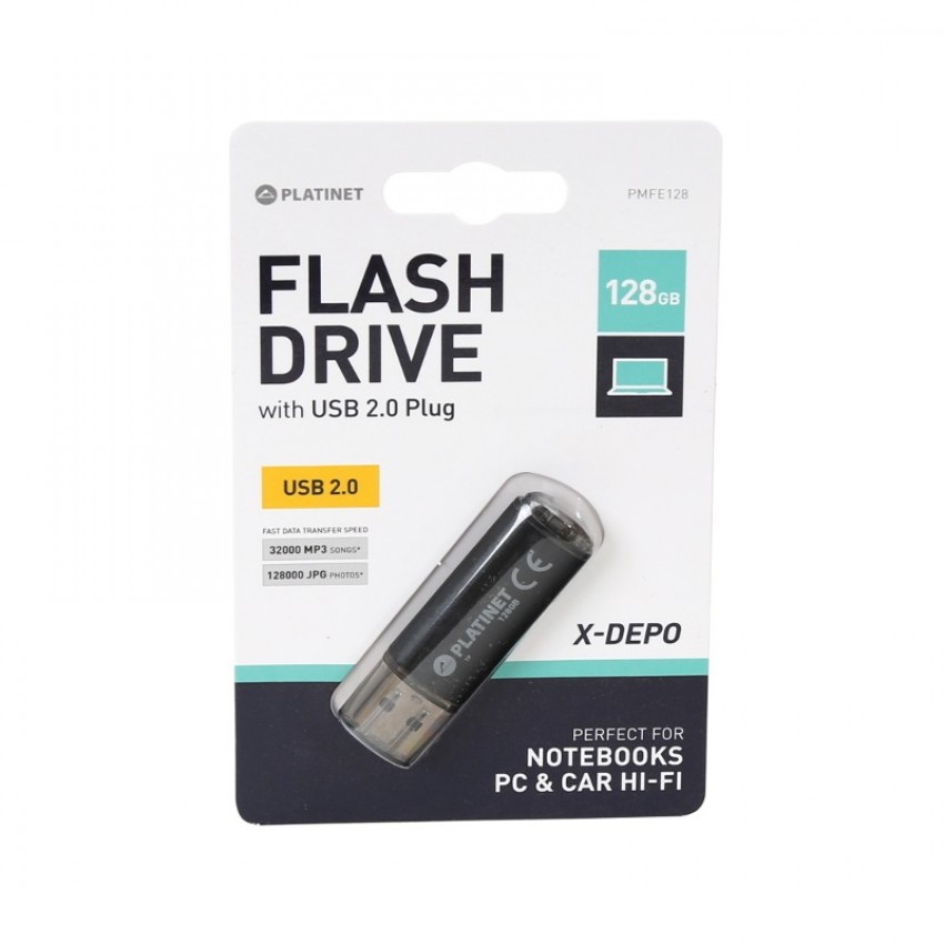USB zibatmiņa Platinet 128 GB USB 2.0
