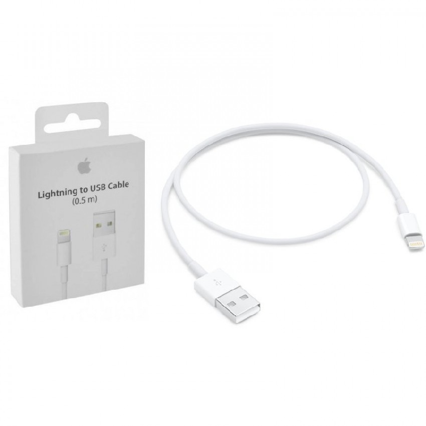 USB cable original iPhone 5/6/7/8/X/11 lightning (0.5M) (A1511) with box