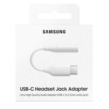 Audio adapter original Samsung from "Type-C" to 3,5mm (EE-UC10JUWEGWW) (service pack) with box