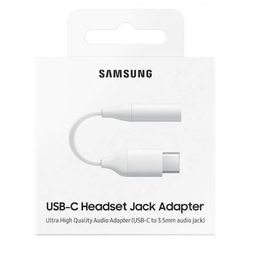 Audio adapteris oriģinālais Samsung no C tipa uz 3,5 mm (EE-UC10JUWEGWW) (service pack) ar kastīti