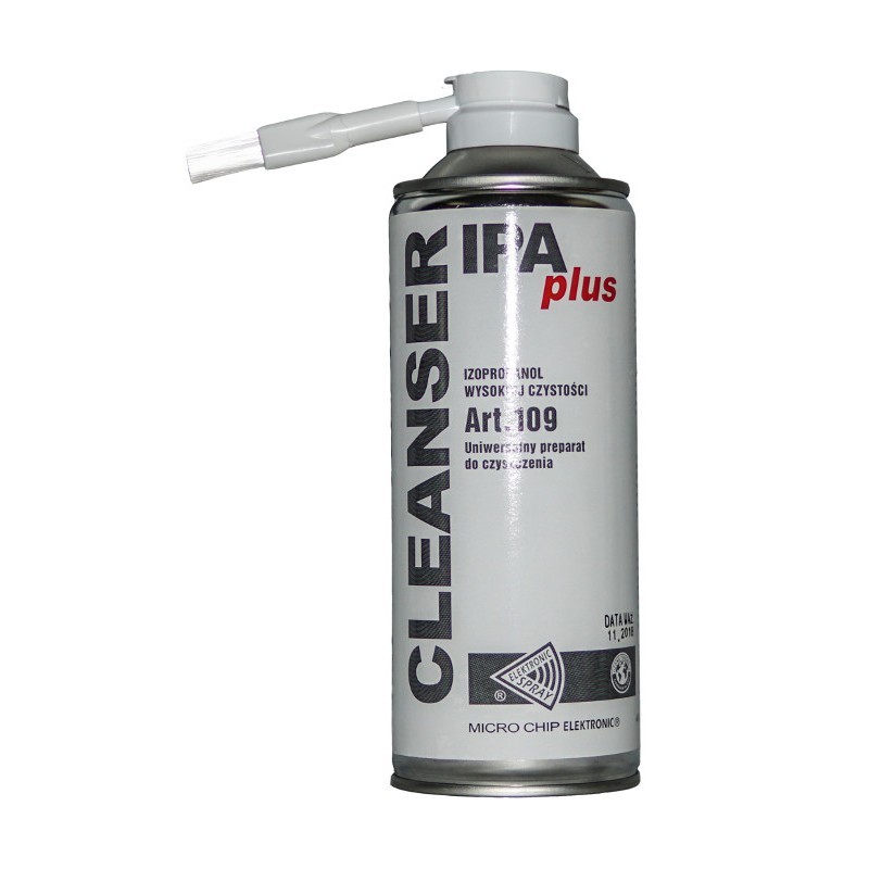 Contact cleaner Cleanser IPA PLUS 400ml (with brush) isopropanol - 28122