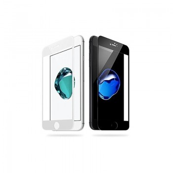 Ekrāna aizsargstikls "5D Full Glue" Apple iPhone 12/12 Pro izliekts melns beztaras