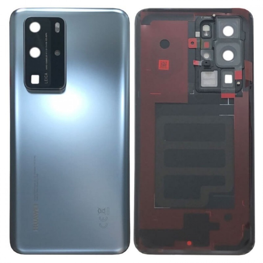 Back cover for Huawei P40 Pro Silver Frost original (used Grade B)