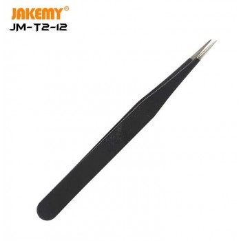 Metal antistatic tweezers Jakemy JM-T2-12 ESD