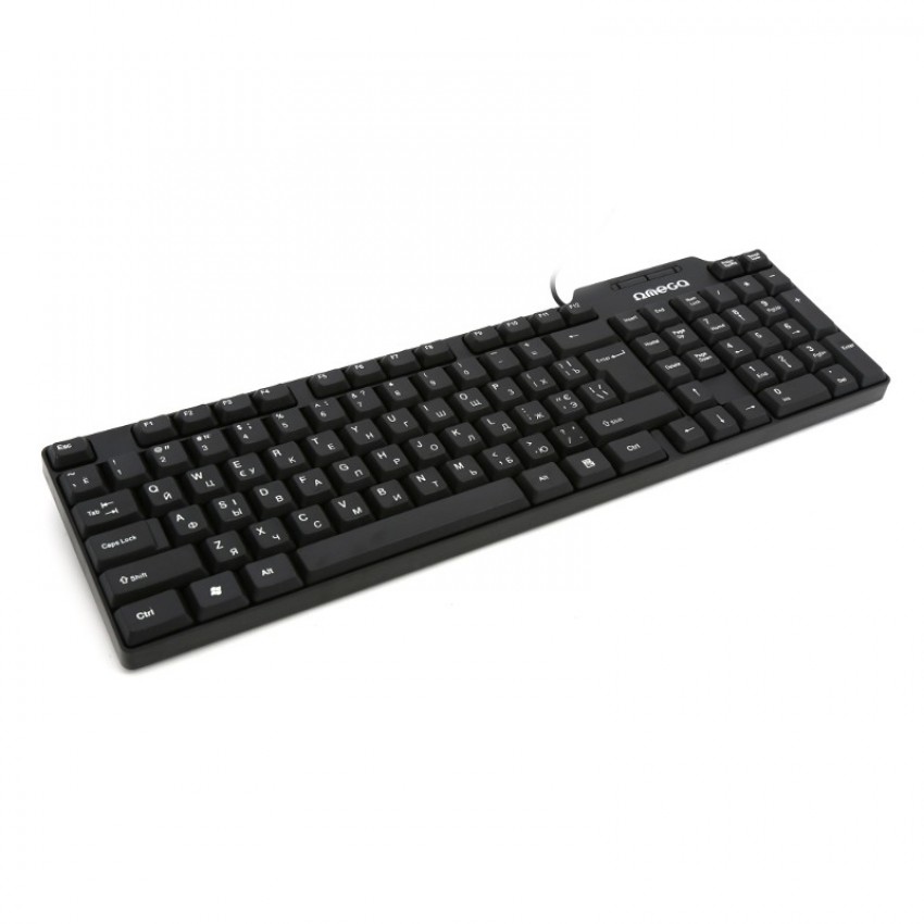 Wired keyboard OMEGA OK-05 RU/ENG black