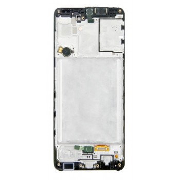 LCD screen Samsung  A315 A31 2020 with touch screen and frame black original (service pack)