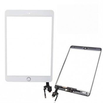 Skārienekrāns iPad mini 3 balts ar turētājiem un IC HQ
