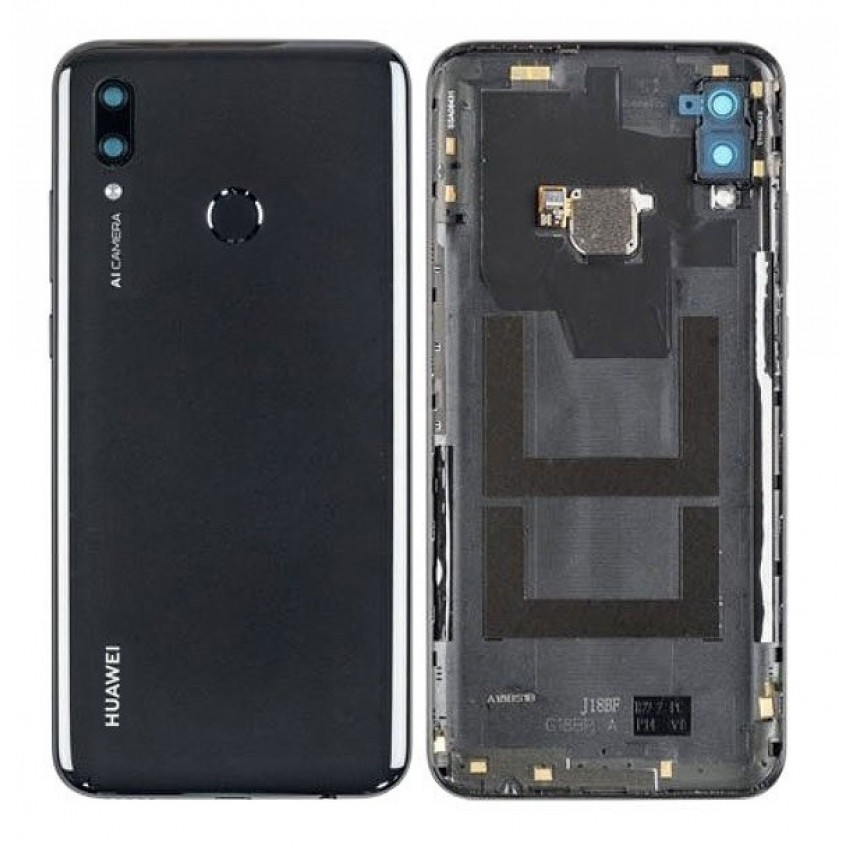 Aizmugurējais vāks Huawei P Smart 2019 melns oriģināls (lietots A pakāpe)