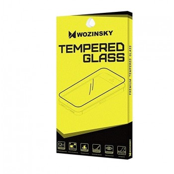 Screen protection glass "Wozinsky 5D Full Glue" Xiaomi Redmi Note 9T 5G/Redmi Note 9 5G case-friendly black