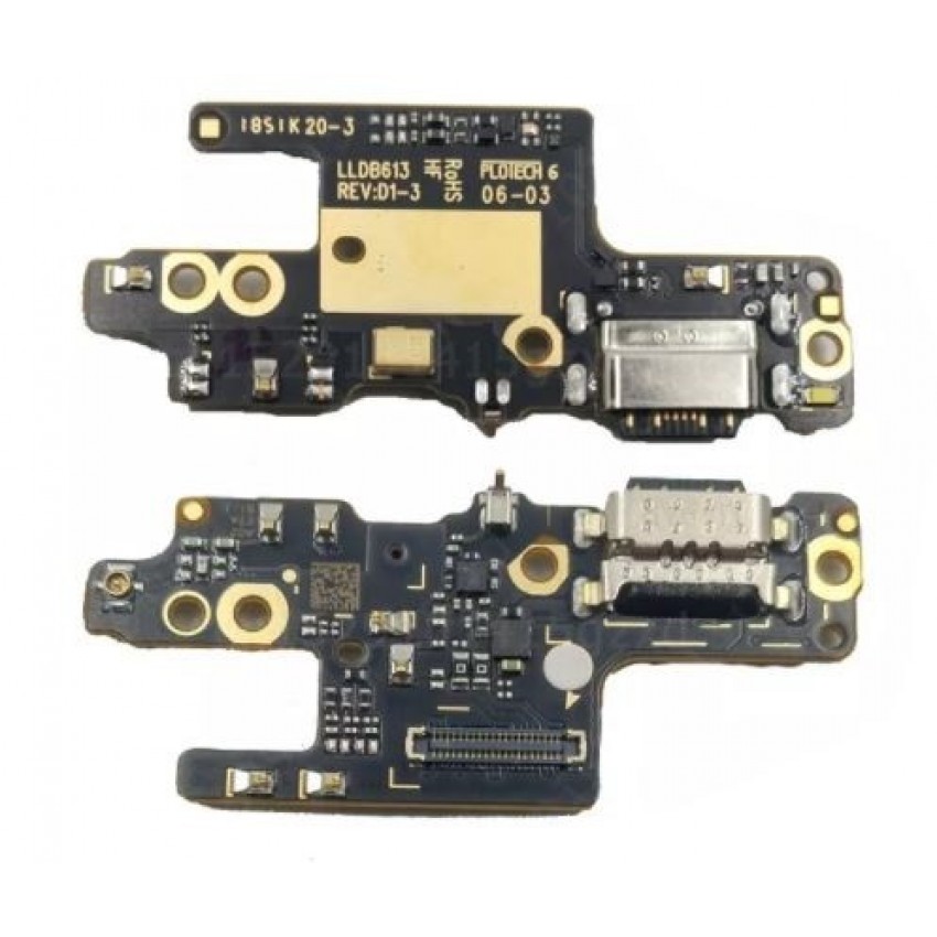 Flex Xiaomi Redmi Note 7 with charging connector and microphone ORG