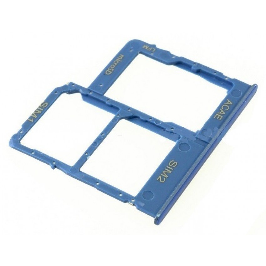 SIM card holder Samsung A415 A41 2020 Prism Crush Blue ORG