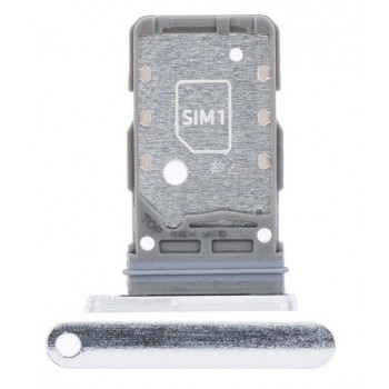 SIM card holder Samsung G991B S21 5G Phantom White ORG