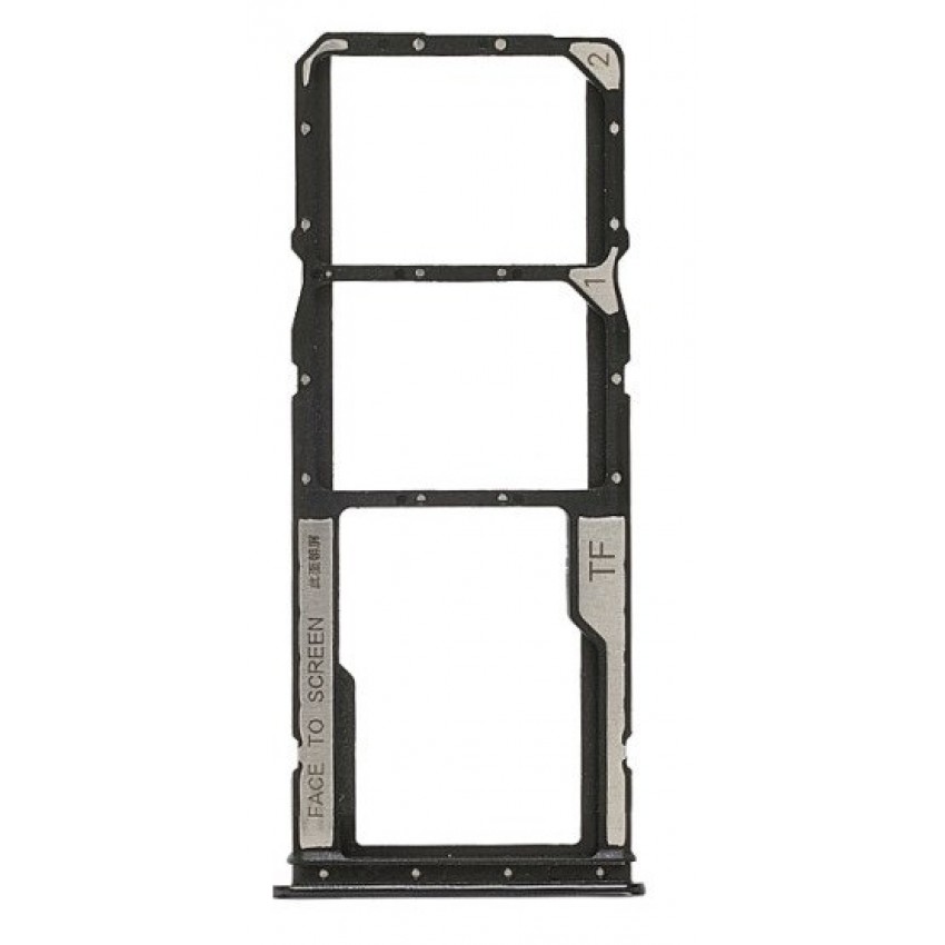 SIM kortelės laikiklis Xiaomi Redmi Note 10 Shadow Black - Onyx Grey ORG