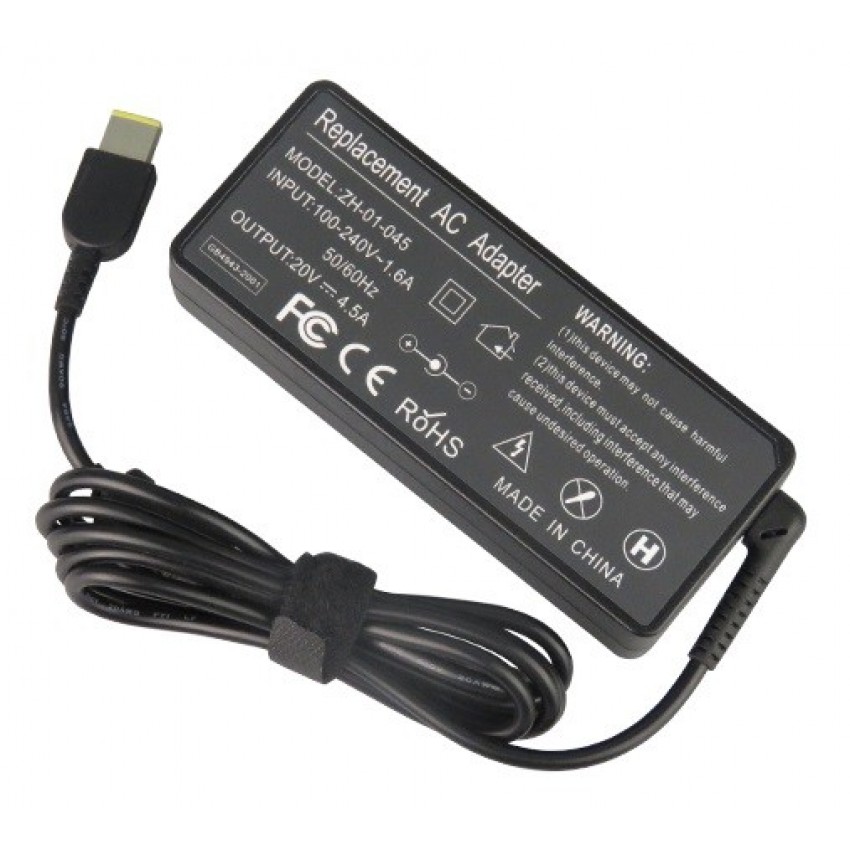 Charger for laptop LENOVO (19V 4.5A 90W) USB PIN