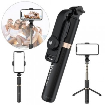 Selfie stick + tripod Wozinsky (WSSTK-01-BK) (Bluetooth) black