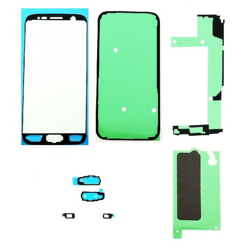 Stickers set for back cover Samsung G930 S7 original (service pack)