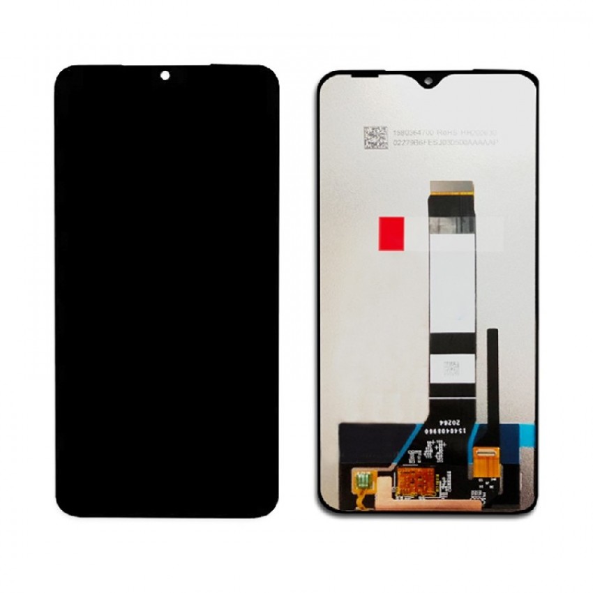 Ekranas Xiaomi Redmi 9T/Poco M3/Redmi Note 9 4G su lietimui jautriu stikliuku Black ORG