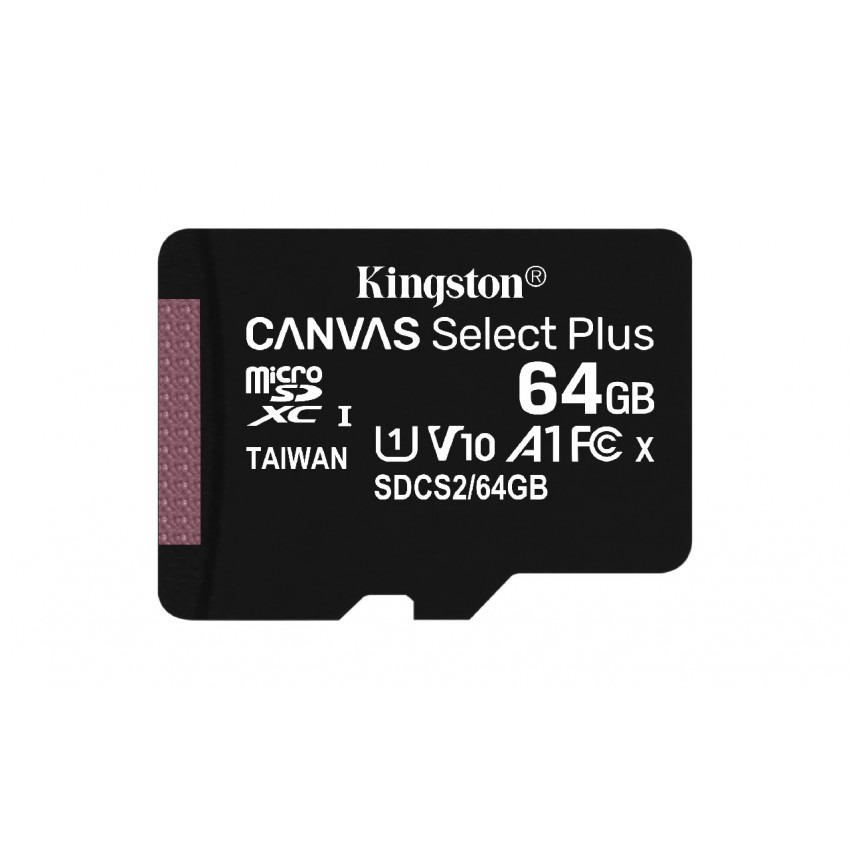 Memory card Kingston Canvas Select Plus MicroSD 64GB (class10 UHS-I 100MB/S)