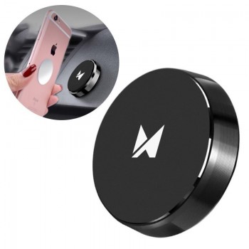 Universal car phone holder Wozinsky WMH-02 magnetic fixing, black