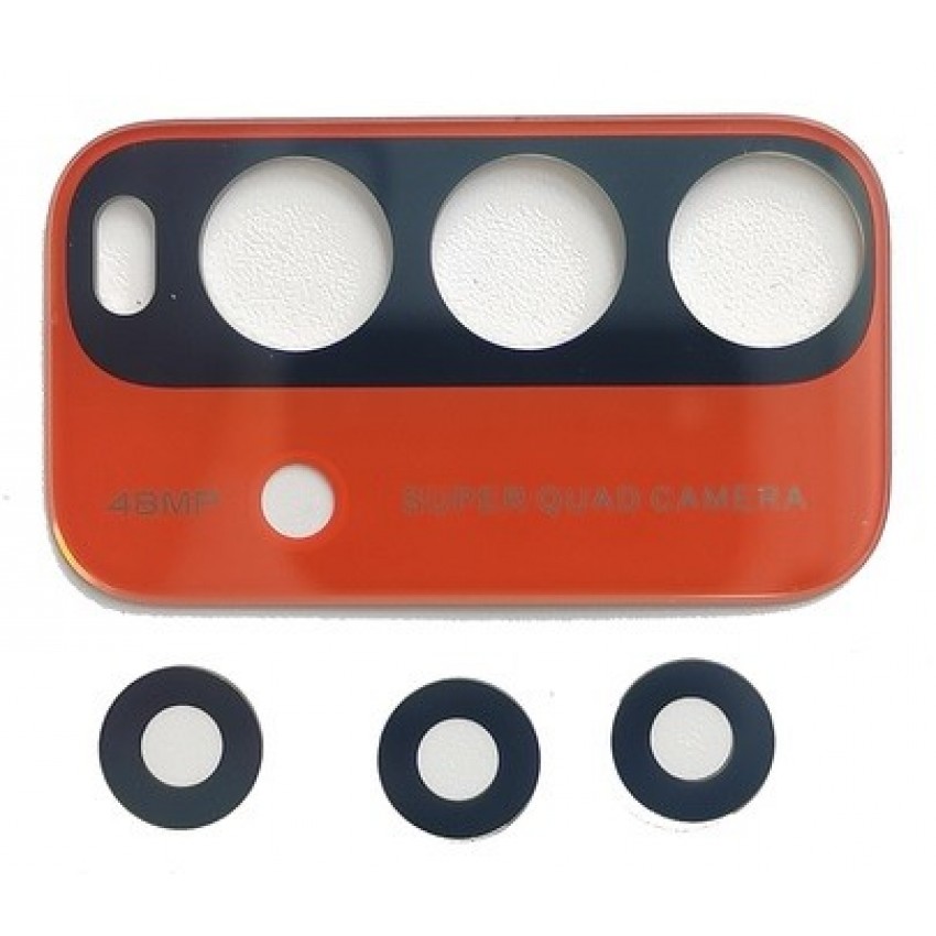 Xiaomi Redmi 9T kameros stikliukas Sunset Orange (only lens) ORG