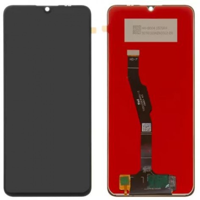 LCD ekrāns Huawei Y6p 2020/Honor 9A ar skārienekrānu melns 