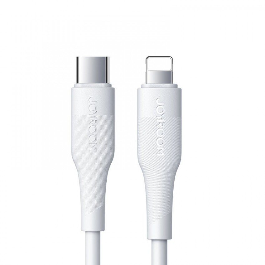 USB cable JOYROOM (S-02524M3) USB-C (Type-C) to Lightning Cable (0.25M 20W 2.4A) white