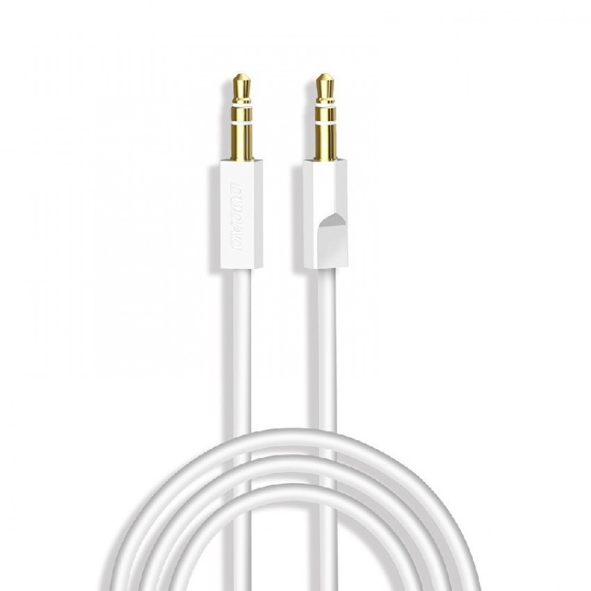 Audio adapter Dudao L12S 3,5mm į 3,5mm (p-p) white