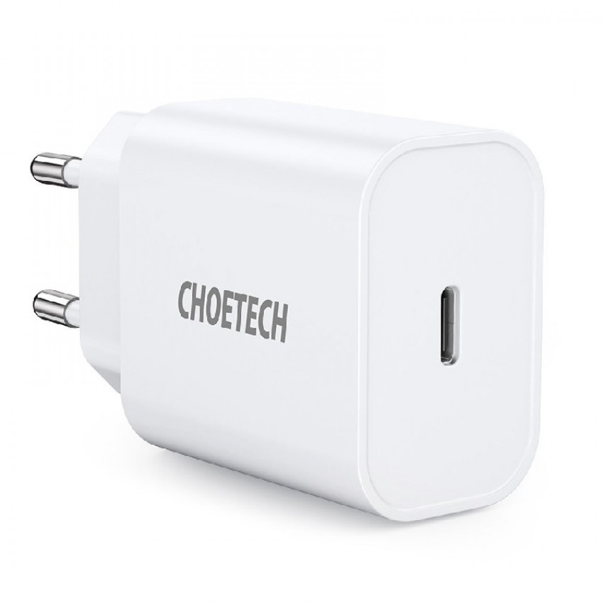 Charger Choetech FastCharge Type-C 3A (20W) white