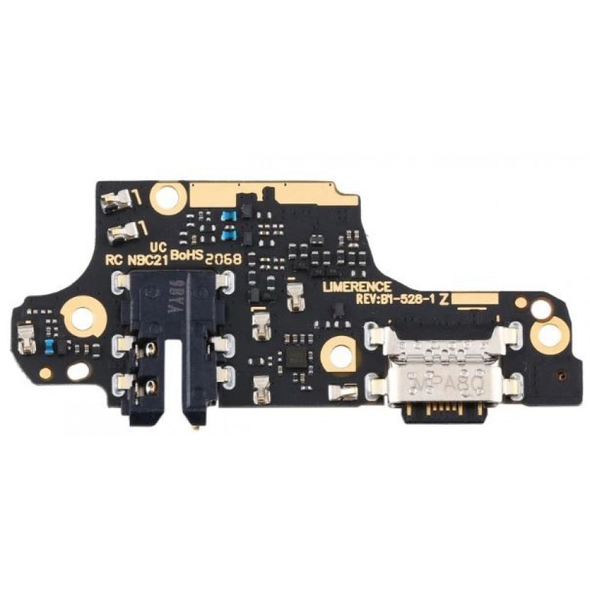 Flex Xiaomi Redmi Note 9S/Note 9 Pro with charging connector and microphone original (service pack)