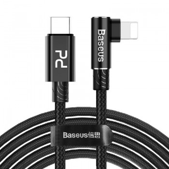 USB cable  Baseus (CATLMVP-B01) "USB-C (Type-C) to Lightning Cable" (2M) 18W QC3.0