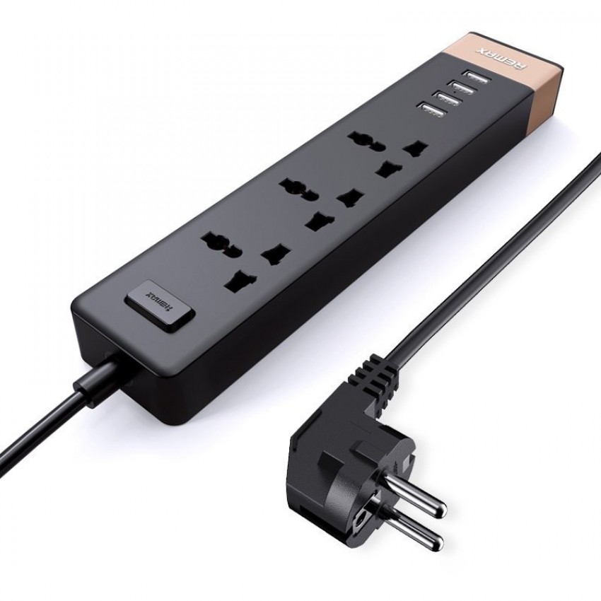 USB HUB-charger Remax (RU-S2) (4xUSB) 2m black