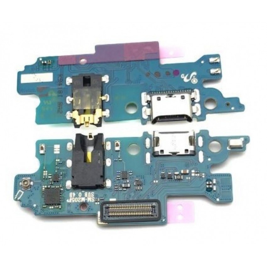 Flex Samsung M205 M20 2019 for plugin, microphone, headphone connector original (service pack) Flex Samsung M205 M20 2019 for plugin, microphone, headphone connector original (service pack)