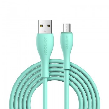 USB kabelis JOYROOM (S-1030M8) microUSB (2.4A) 1m zaļš