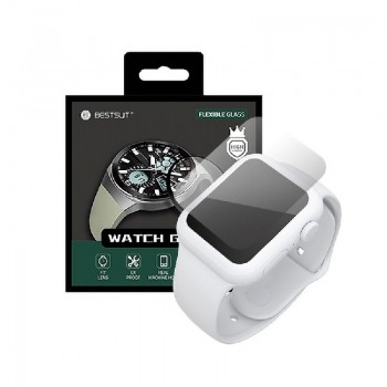 Ekrāna aizsargstikls Bestsuit Flexible Hybrid Glass 5D Apple Watch 6 44mm