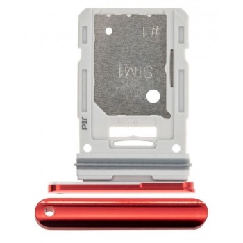 SIM card holder Samsung G781/G780 S20 FE Cloud Red ORG