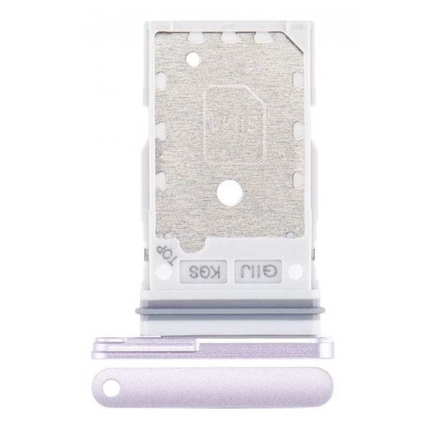 SIM kortelės laikiklis Samsung G990 S21 FE Lavender ORG