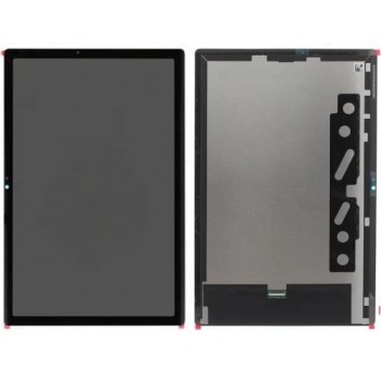 Ekranas Samsung X200/X205 TAB A8 10.5 2021 su lietimui jautriu stikliuku Black originalus (service pack)