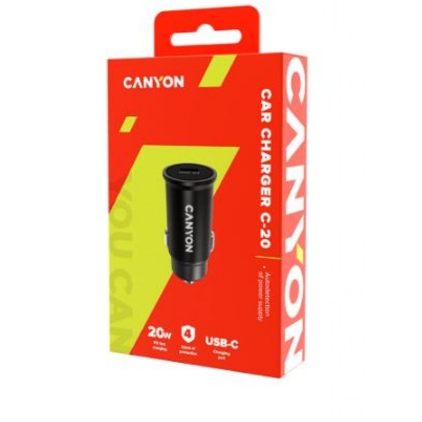 Car charger  CANYON (CNS-CCA20B) black