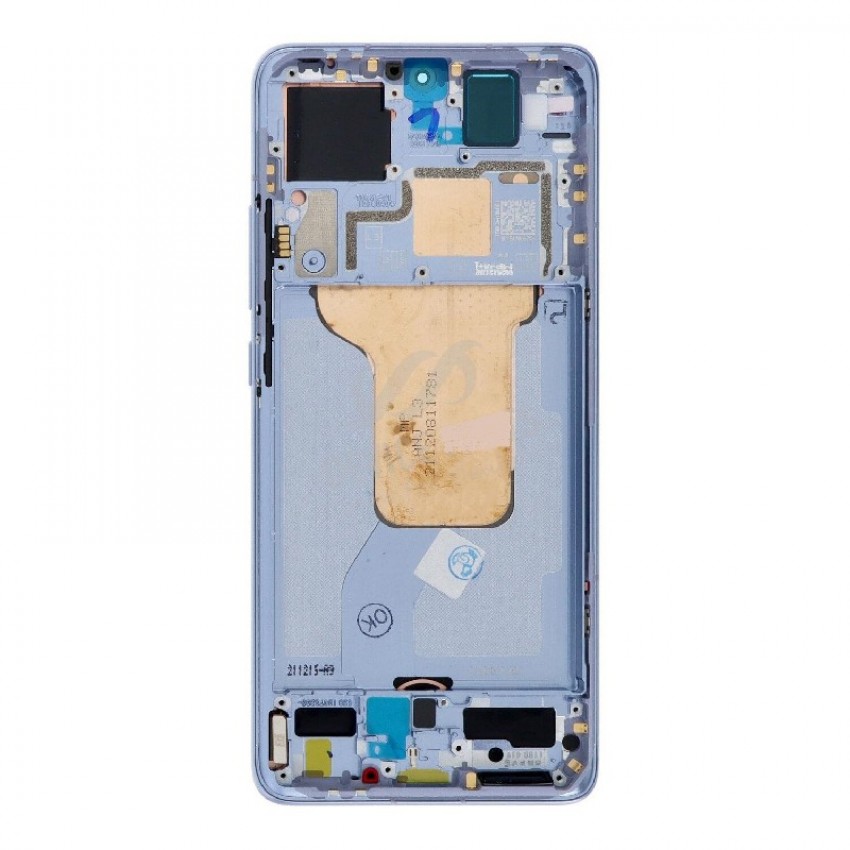 Ekranas Xiaomi 12 5G/12X 5G/12S 5G su lietimui jautriu stikliuku ir rėmeliu Blue originalus (service pack)