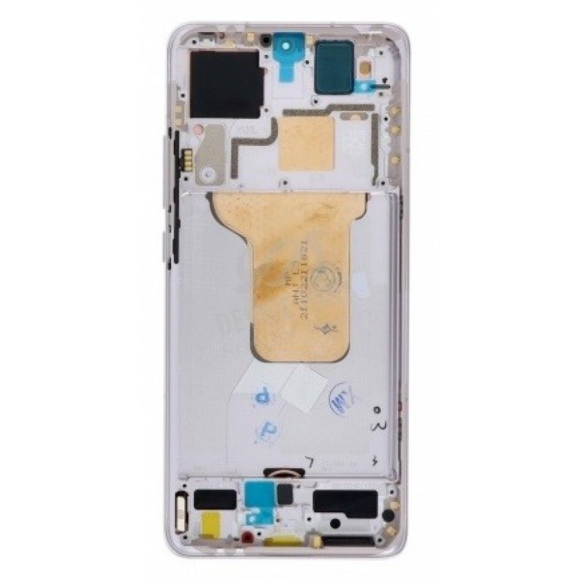 Ekranas Xiaomi 12 5G/12X 5G/12S 5G su lietimui jautriu stikliuku ir rėmeliu Purple originalus (service pack)