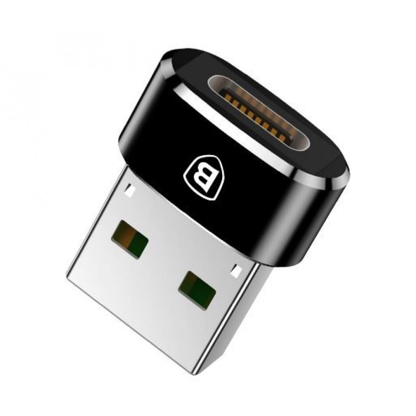 Adapter BASEUS (CAAOTG-01) from Type-C to USB black