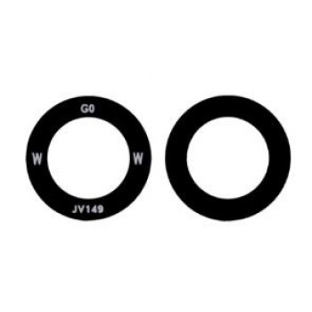 Samsung S901 S22 kameros stikliukas Black (lens Main) 1pcs (service pack)