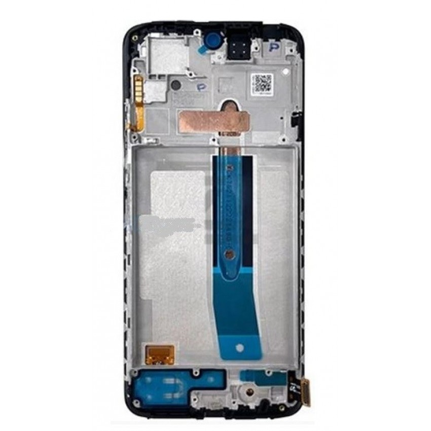 Ekranas Xiaomi Poco M4 Pro 4G/Redmi Note 11S su lietimui jautriu stikliuku ir rėmeliu Graphite Grey originalus (service pack)