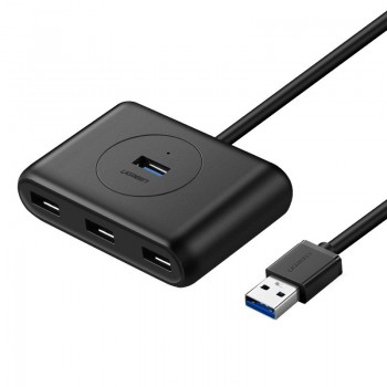 USB HUB UGREEN (20290) 4xUSB 3.2 (0.5M) black