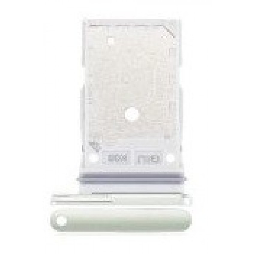SIM card holder Samsung G990 S21 FE Olive original (service pack)