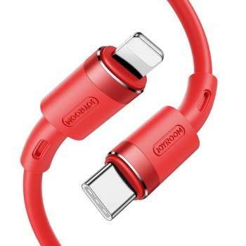 USB cable JOYROOM (S-1224N9) "USB-C (Type-C) to Lightning Cable" (2.4A 20W 1.2m) red