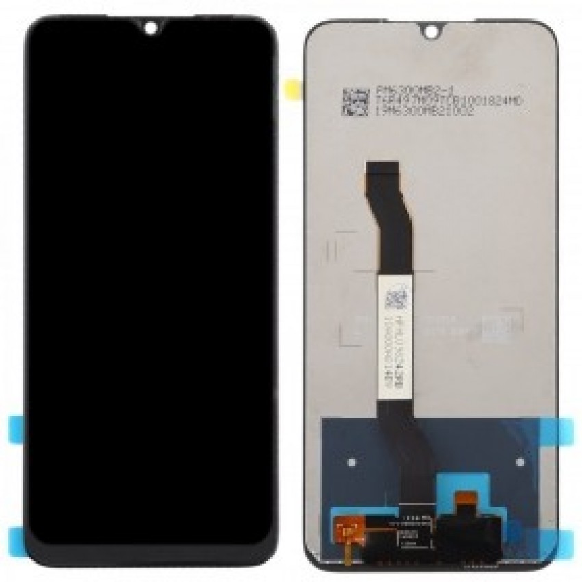 Ekranas Xiaomi Redmi Note 8/Note 8 2021 su lietimui jautriu stikliuku Black ORG