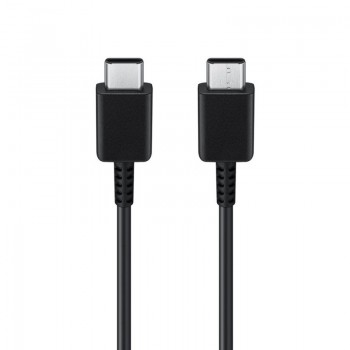 Oriģinālais USB kabelis Samsung "USB-C (C tips) uz USB-C (C tips)" (EP-DW767JBE) melns (1,8 M)