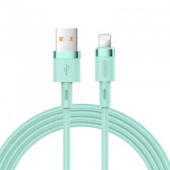 USB cable JOYROOM (S-1224N2) lightning (2.4A) 1.2m green