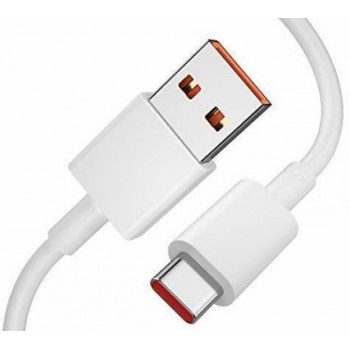 USB cable original Xiaomi 6A 120W Type-C white (1M)